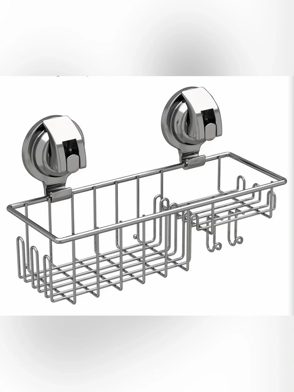 Stainless Steel Suction Cup Shower Caddy